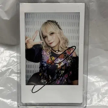 CANDY TUNE 미야노 시즈카 사인 폴라로이드 2