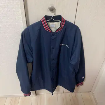 Champion 네이비 나일론 자켓