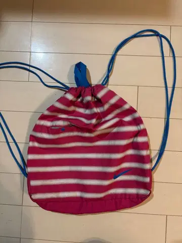 나이키 스트라이프 드로우 스트링 백