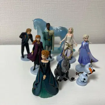 아나와 눈의 여왕 피규어 세트 9개