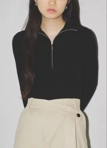 todayful Halfzip Rib Knit