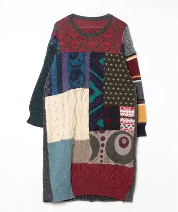 토모키 유리타 울 니트 원피스