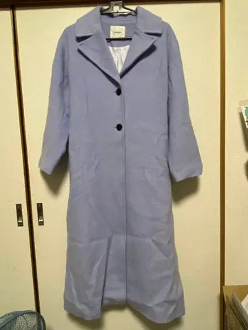 Andemiu 연보라 롱 코트