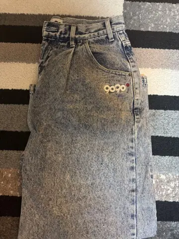 9090 라이트 블루 스트레이트 데님