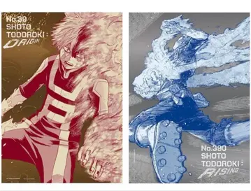 나의 히어로 아카데미아 A2 아트 포스터 토도로키 쇼토 오리진 & 라이징