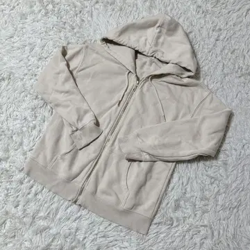 [ c6517 ] GU 지유 후드티 긴팔 베이지 캐주얼