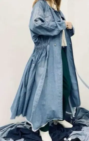 시니컬 데님 코트