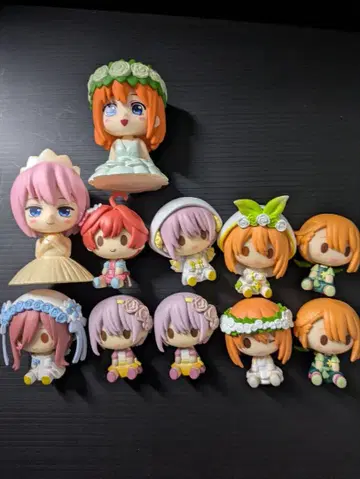 5등분의 신부 앉아 피규어 세트