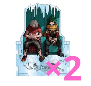 히로아카 원화전 아크릴 ON 박스 피규어 2개 세트 미도리야 시가라키