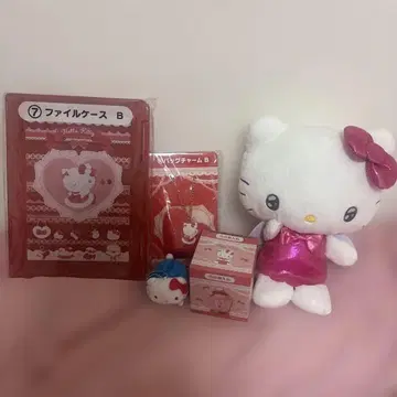 헬로키티 모음 판매 1번 복권 봉제 인형