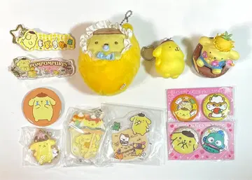 폼폼푸딩 마스코트 아크릴 키링 아크릴 스탠드 캔뱃지 피규어