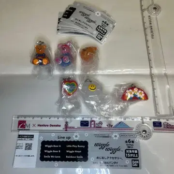 가챠 Wiggle Wiggle 메지루시 액세서리 전 6종 컴프 세트