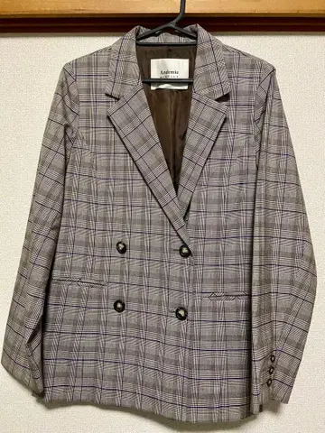 Andemiu 체크 무늬 테일러드 자켓