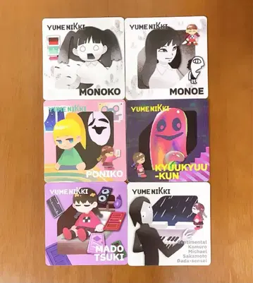 게이머 야키 GiGO 시부야 유메닛키 코스터 컴플리트 6장 세트