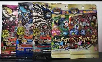 [ spacial 세트 C ] 요괴워치 메달 팩 5 팩 세트