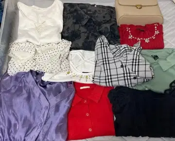 여성용 상의 세트 10점 캐주얼 여름 반팔 슬리브리스 대학생