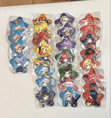 화이트 고양이 프로젝트 도큐 핸즈 콜라보 별 모양 캔 배지 세트