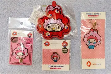 마이멜로디 미야쿠미야쿠 멀티 클립 스티커 세트