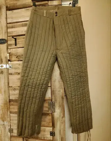 40~50s 대전 시 구 러시아군 퀼팅 방한 팬츠 소련 M