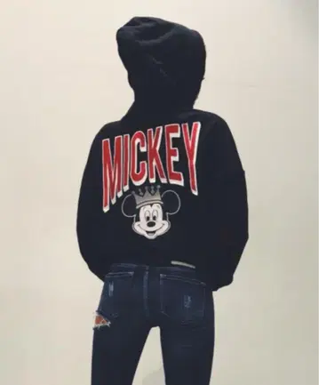 GYDA 미키마우스 후드 부착 후드티