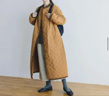 R&D.M.Co. 퀼팅 코트 코요테 S