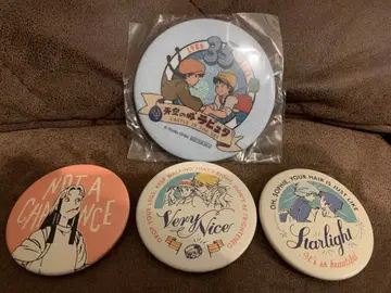 지브리 캔뱃지 4개 세트