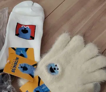 퍼펫 순순 장갑 양말 코인 키링 세트