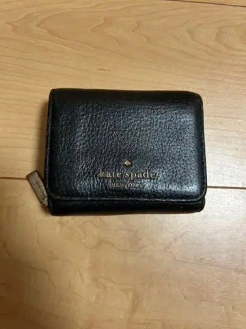 케이트 스페이드 블랙 3단 폴더형 지갑