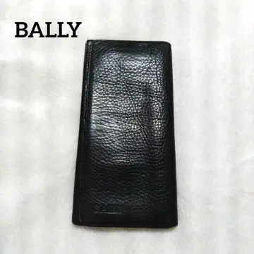 발리 장지갑 세로형 얇은 타입 주름 가공 블랙 스마트 지갑 엠보싱