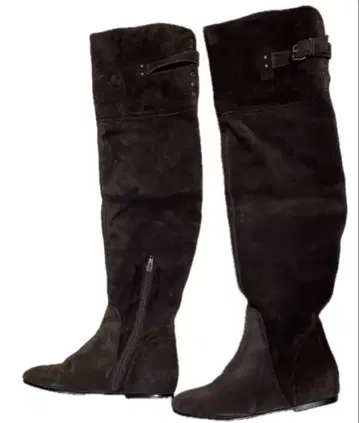 FABIO RUSCONI 유나이티드 애로우즈 니하이 부츠 스웨이드 38