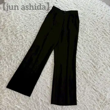 [준 아시다] 슬랙스 플레어 팬츠 비즈니스 포멀 일본제 무지