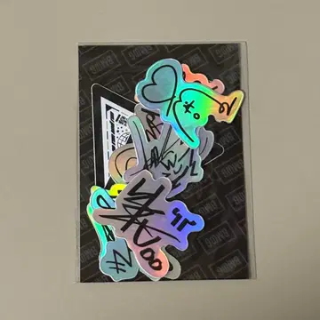 미사용 새상품 MAZZEL Play at the MUZEUM 스티커