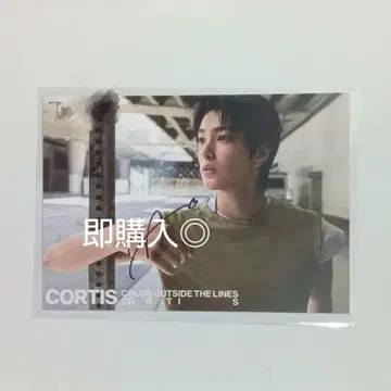 CORTIS 코르티스 개별 사인회 KEONHO 곤호 곤오 직필 사인