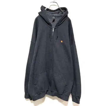 해외 구제 의류 길단 자수 빅 사이즈 후드티 2057