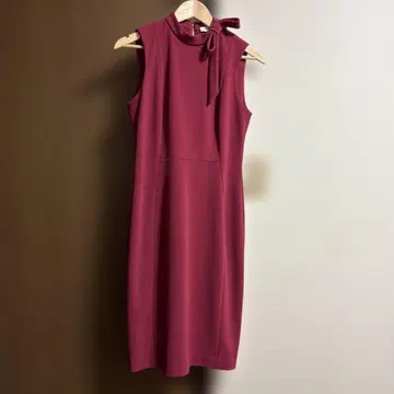 캘빈클라인 원피스 무릎 기장 드레스 보르도 8