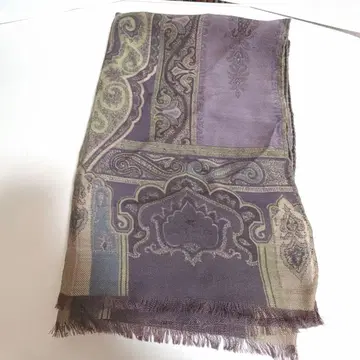 ETRO 에트로 실크 혼방 이탈리아제 대형 스톨 스카프 페이즐리