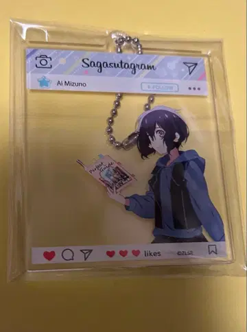 좀비랜드 사가 미즈노 아이 아크릴 키링 아모카페