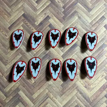 LEGO 미니 피규어 시리즈 25 흡혈 나이트의 방패 10개