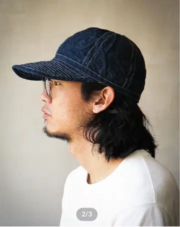 nuu 4862 데님 캡 모리야마 봉제