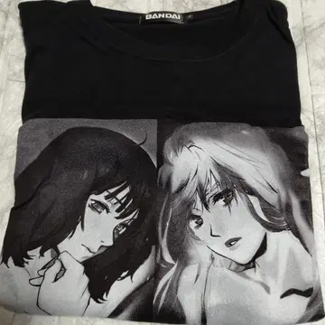 마크로스F 란카 리 & 셰릴 노움 빅 실루엣t셔츠 Msize