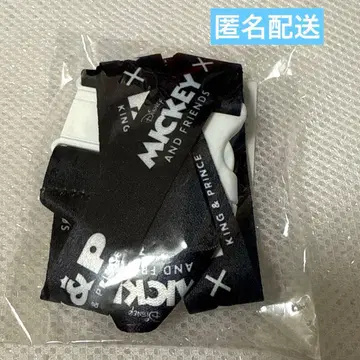 미키앤프렌즈 x 킹프리 로고 넥스트랩 블랙 나가세 렌