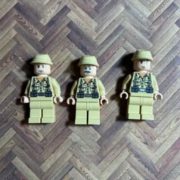LEGO 인디아나 존스 독일 병사 3체