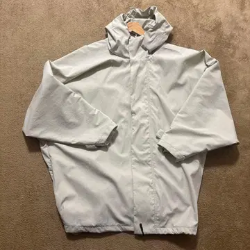 chuclla 화이트 오버 사이즈 마운틴 후드티