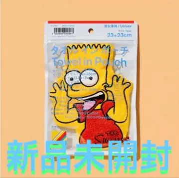 훼미리마트 타월인 파우치 더 심슨즈 훼미리마트 Simpsons