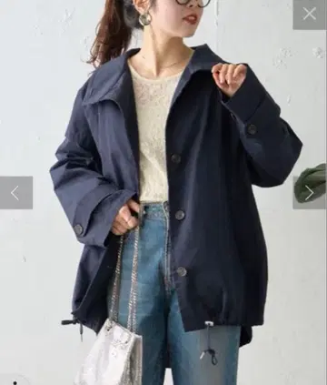 차오패닉 티피 소매 탈부착 판초풍 트렌치 미들 기장 코트