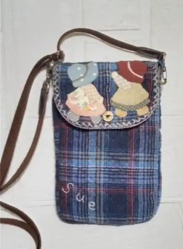 [패치워크 퀼트] 스마트폰 숄더 케이스 [1점물]