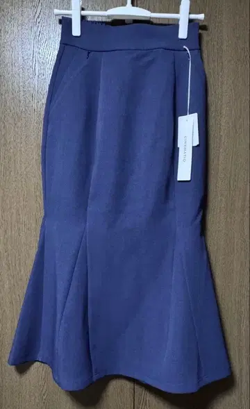 새상품 CINEMATIQ 더블 포켓 머메이드 스커트 네이비 S