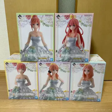 제일복권 5등분의 신부 피규어 5종 컴프 세트