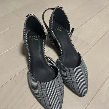 RANDA 체크 무늬 하이힐