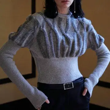 최종 가격 Satoru Sasaki 니트 사토루 사사키 크롭 스웨터